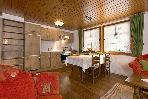 Ferienwohnung 4: Voll ausgestattete Küche